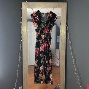 Floral Cotton Jumpsuit